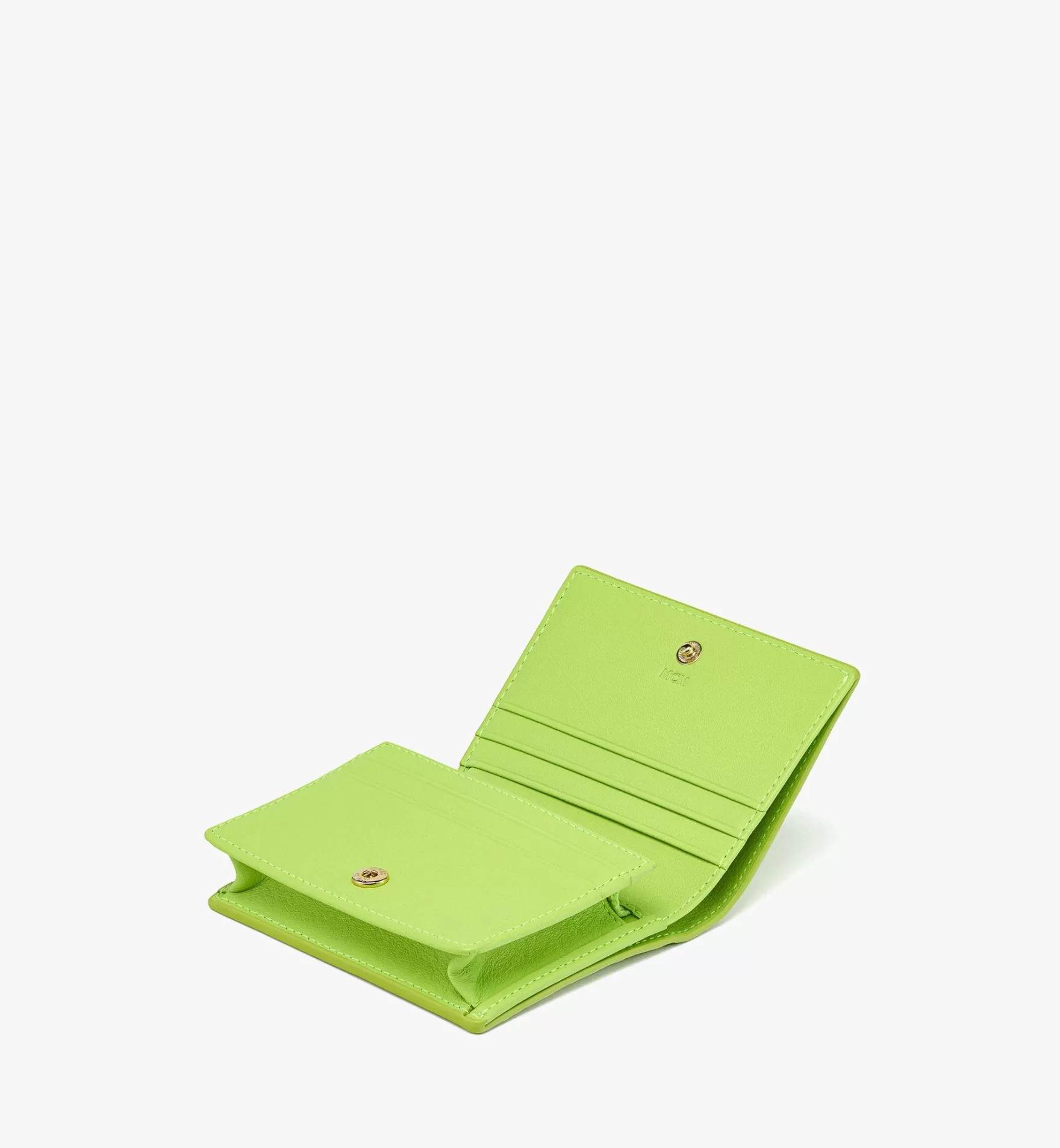 Best Sale Aren Portemonnaie Aus Gepragtem Leder Mit Monogramm Gefaltete Brieftaschen