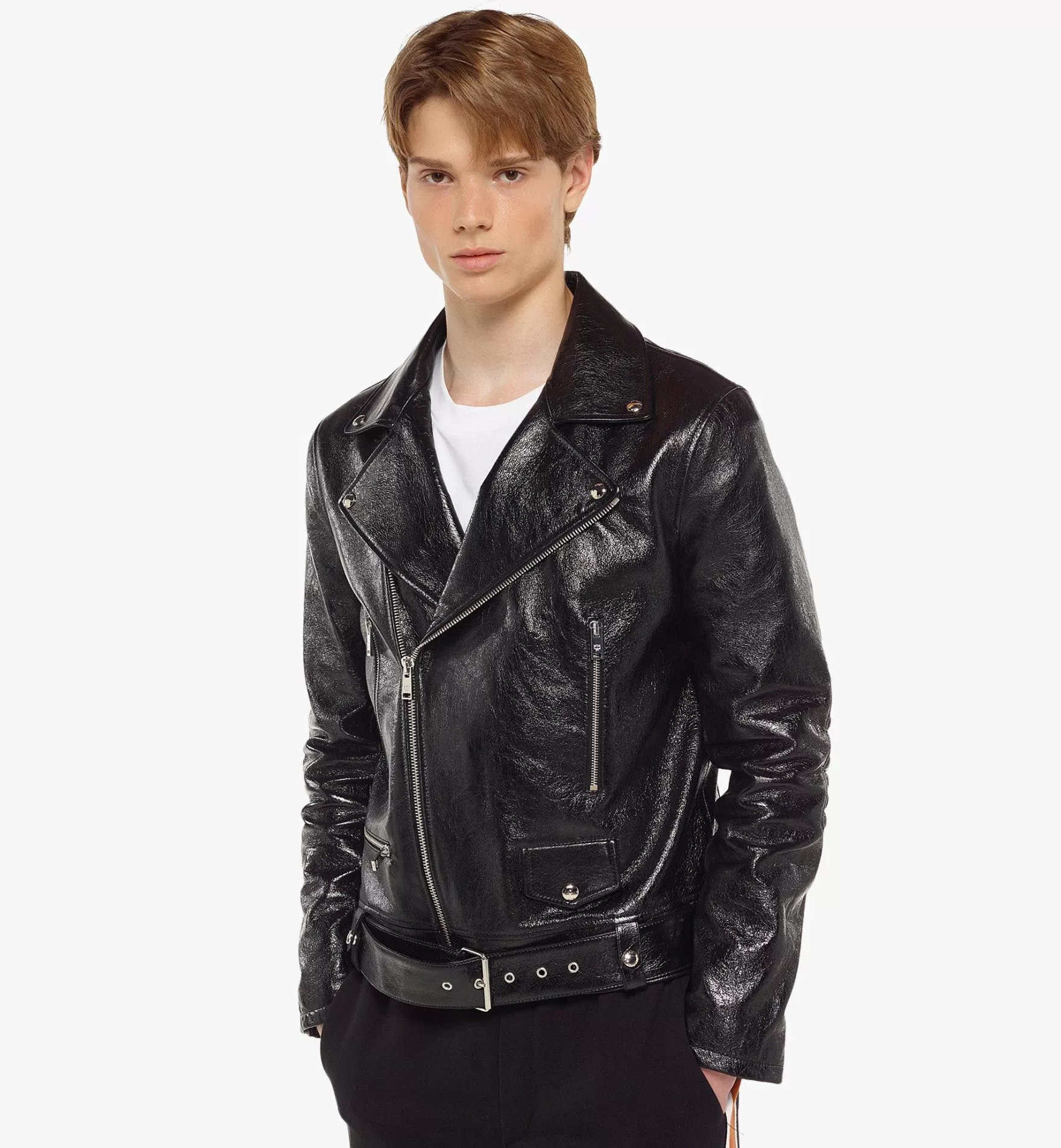 Online Mcmotor Bikerjacke Aus Lammleder Die Ganze Ready-To-Wear