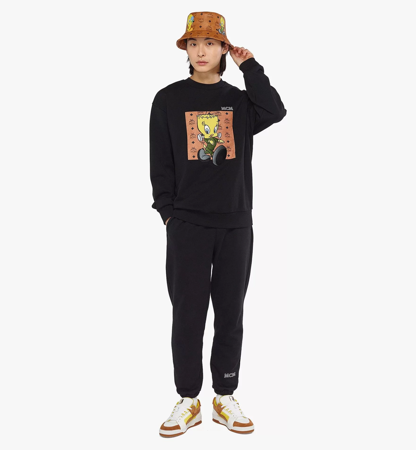 Hot Sweatshirt Looney Tunes X Mcm Aus Bio-Baumwolle Fur Herren Die Ganze Ready-To-Wear