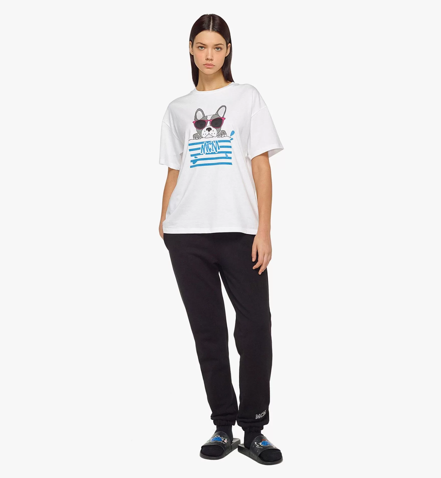 Sale T-Shirt Mcm Sommer Aus Bio-Baumwolle Mit „M Pup"-Motiv Fur Damen Oberteile